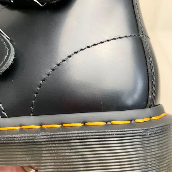 how to clean yellow stitching on doc martens